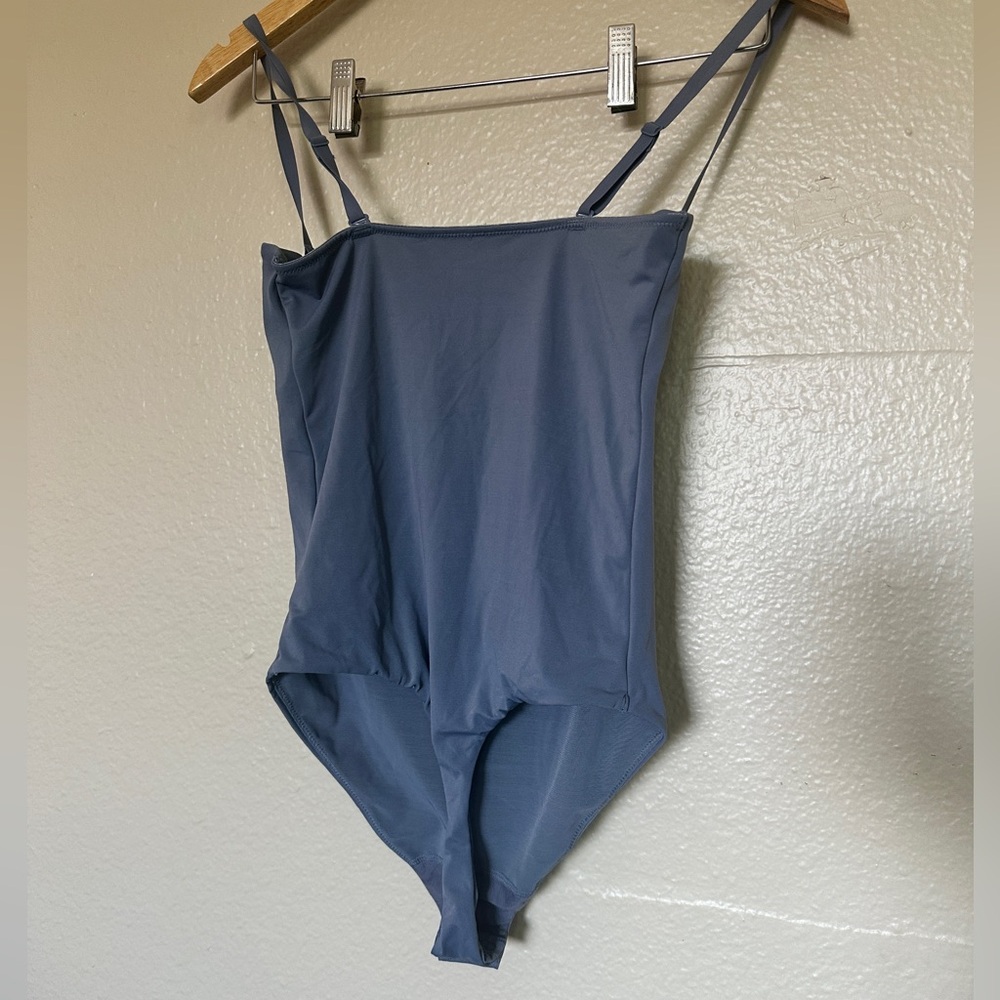 NEW Skims Contour Lift Straight Neck Bodysuit Slate Small - Picture 5 of 9